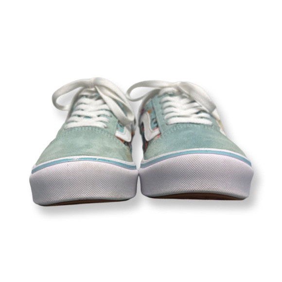 Vans Old Skool Comfort Cushion Floral Sneakers  6 Blue Floral - Picture 3 of 16